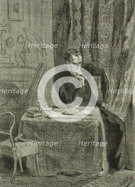 Portraits, 1857. Creator: Félicien Rops.