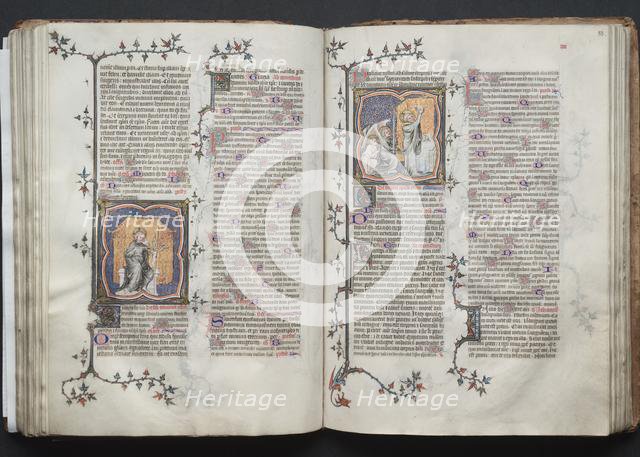 The Gotha Missal: Fol. 82v, The Trinity, c. 1375. Creator: Master of the Boqueteaux (French); Workshop, and.