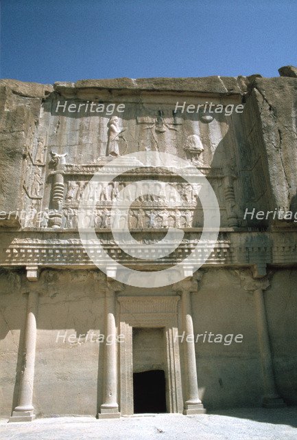 Relief, Tomb of Artaxerxes II, Persepolis, Iran