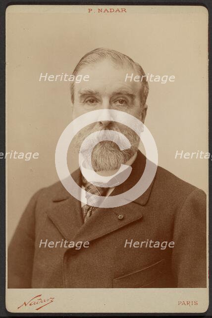 Portrait of Ludovic Halévy, about 1900. Creator: Paul Nadar.