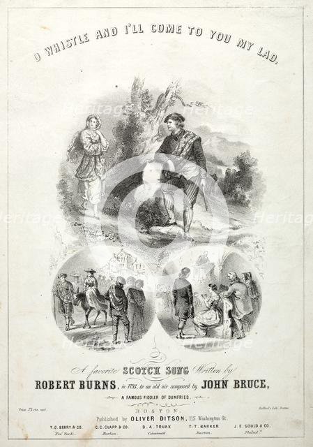 Oh Whistle and Ill Come to you, My Lad - Sheet Music Cover. Creator: Winslow Homer (American, 1836-1910).