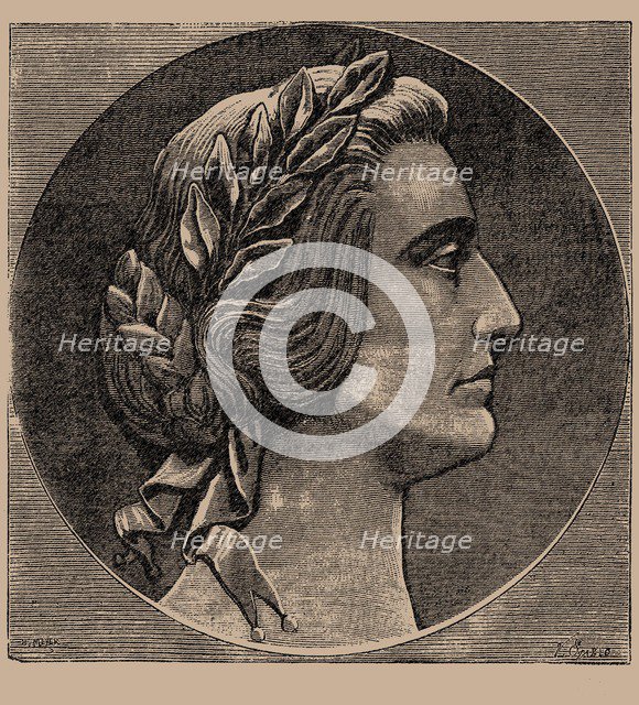 Portrait of Marie d'Agoult (1805-1876), .