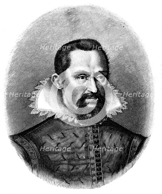 Johannes Kepler, German astronomer, early 17th century, (c1903). Artist: Unknown