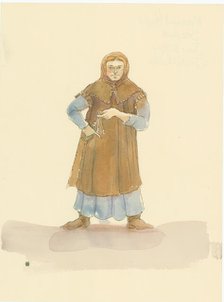 A medieval steward, who was responsible for running the household and estate of a lord, 2004. Creator: Judith Dobie.
