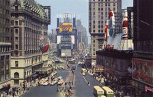 Times Square, New York City, New York, USA, 1956. Artist: Unknown