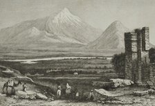 Mount Ararat with its perpetual snow, Armenia, 1838. Creator: Augustin François Lemaitre.