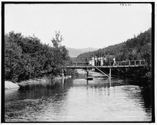 The Ammonoosuc at Mount Pleasant House, White Mountains, between 1890 and 1901. Creator: Unknown.
