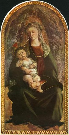 'Madonna in Glory with Seraphim', c1469-1470, (1937).  Creator: Sandro Botticelli.