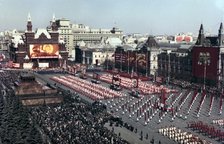 Sports Parade, Red Square, Moscow, 1972. Artist: Unknown