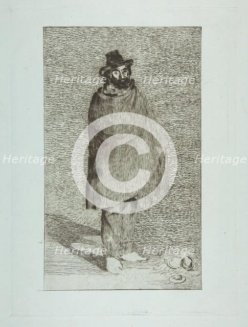 The Philosopher (Le Philosophe), 1865-66. Creator: Edouard Manet.