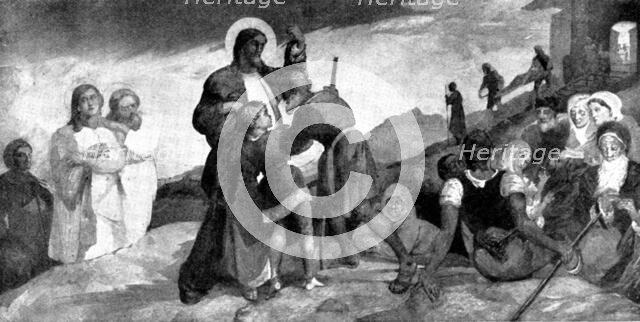 Christ Healing the Sick, 1898. Creator: Unknown.
