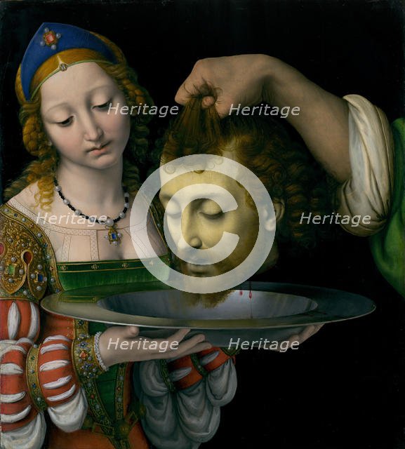 Salome with the Head of Saint John the Baptist, ca. 1507-9. Creator: Andrea Solario.