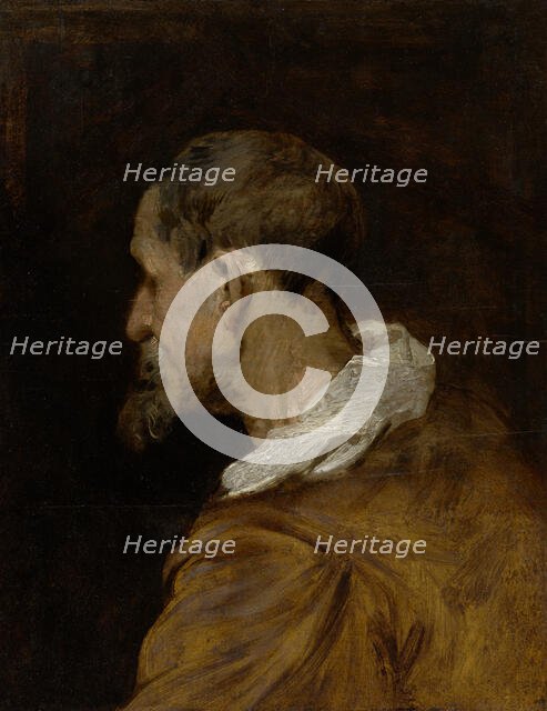 Head Study, c1618-1620. Creator: Anthony van Dyck.