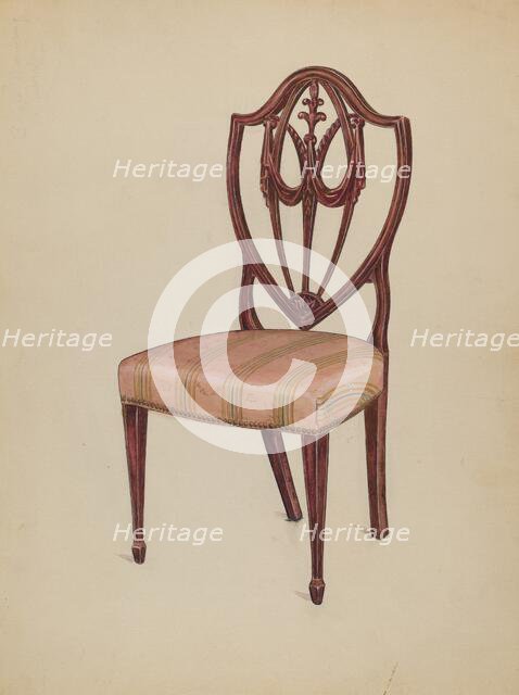 Side Chair, 1936. Creator: Florence Choate.