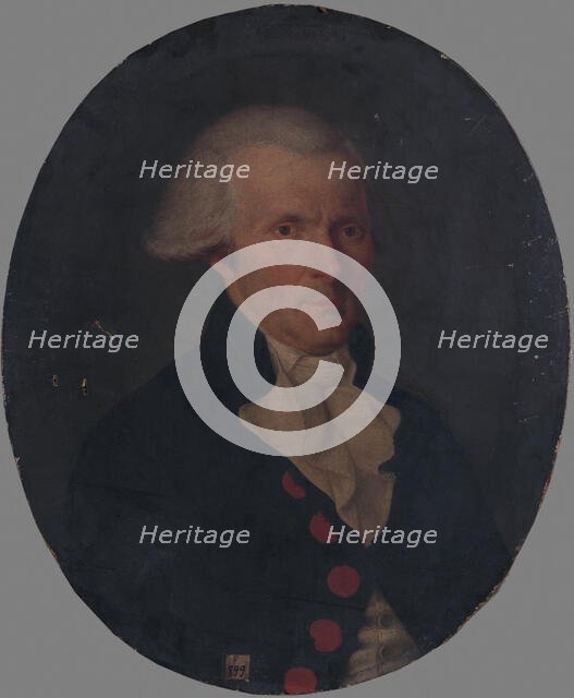 Portrait of Denis Le Roy, veterinarian in the household of King Louis XVI, c1780. Creator: Denis-Sebastien Leroy.