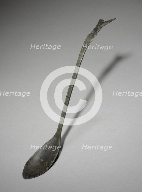 Spoon with Fish-Tail Design, 918-1392. Creator: Unknown.
