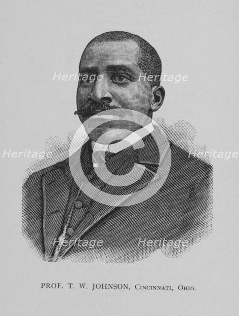 Prof. T. W. Johnson, Cincinnati, Ohio, 1888. Creator: Unknown.