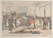 Exhibition at Bullock's Museum of Bonaparte's Carriage, Taken at Waterloo, Jan..., January 10, 1816. Creator: Thomas Rowlandson.