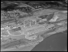 Carmarthen Bay Power Station, 1901. Creator: Terence Soames.