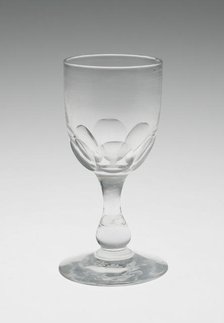 Wine Glass, Cork, c. 1825. Creator: Unknown.