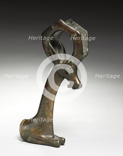 Ibex Whetstone Handle, 1100-900 BC. Creator: Unknown.