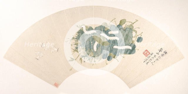 Silkworm, dated 1859. Creator: Ju Chao.