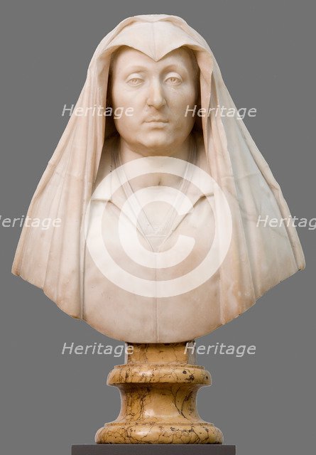 Bust of Camilla Barbadori, Mother of Pope Urban VIII Barberini, 1619. Artist: Bernini, Gianlorenzo (1598-1680)