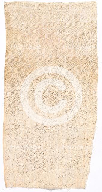 Fragment of Draped Court Apparel, 1700s. Creator: Unknown.