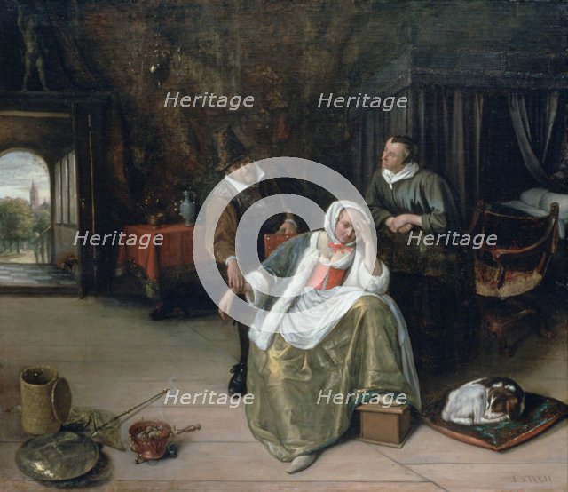 'The Lovesick Maiden', c1660. Artist: Jan Steen