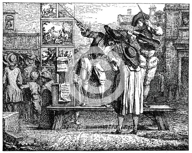 Fair Parade, (1885).Artist: Gillot