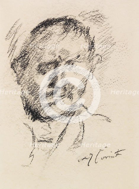 Self-Portrait, c. 1925. Creator: Corinth, Lovis (1858-1925).