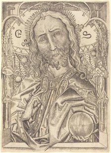 Christ as Saviour, c. 1467. Creator: Master ES.