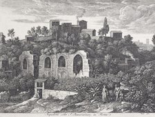 Die Römischen Ansichten (Views of Rome)/ Acquedotti sotto S. Bonaventura in Roma, 1810. Creator: Joseph Anton Koch.