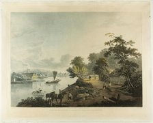View of Hillbank on the River Thames near London, published 1795. Creator: Francis Jukes.