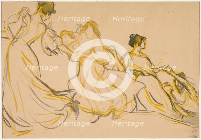 Study for the Decoration for the Salle des Fêtes for La Mairie du 11e arrondissement de Paris, 1897. Creator: Victor Emile Prouvé (French, 1858-1943).