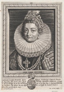 Portrait of Isabella Clara Eugenia, Infanta of Spain, ca. 1650. Creator: Pieter de Jode II.