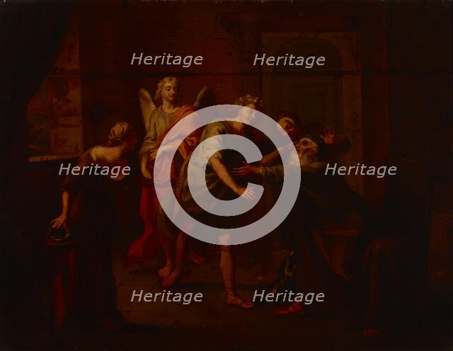 Tobias with His Father, 18th century. Creator: Unknown.