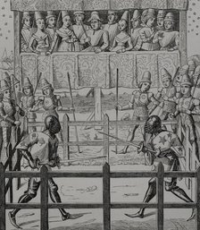 Judgement of God, Middle Ages, 15th century, (1877).  Creator: Unknown.