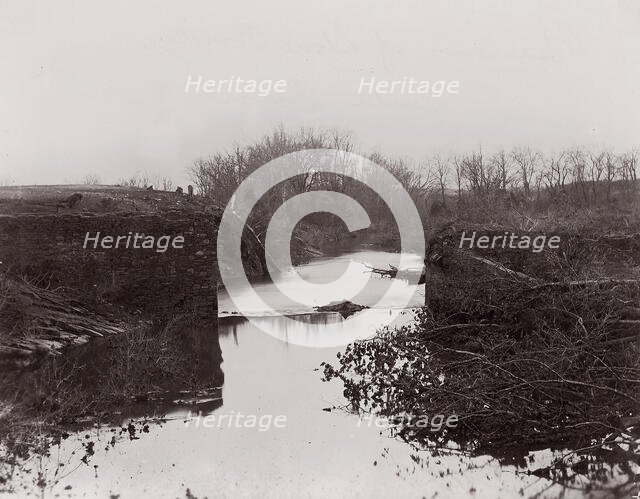 Bull Run. The Stone Bridge, 1861-62. Creators: Tim O'Sullivan, George N. Barnard.
