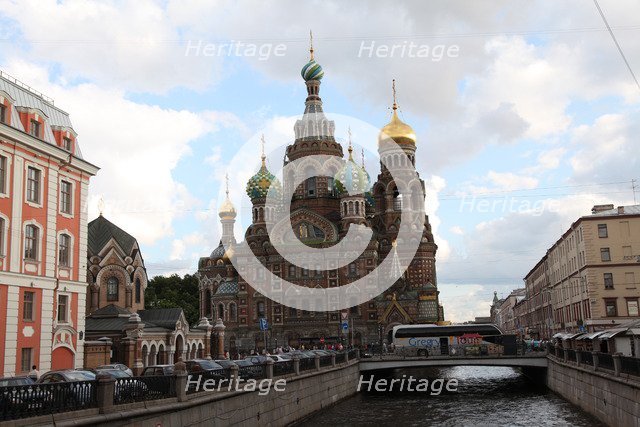 Church of the Saviour on Blood, St Petersburg, Russia, 2011. Artist: Sheldon Marshall