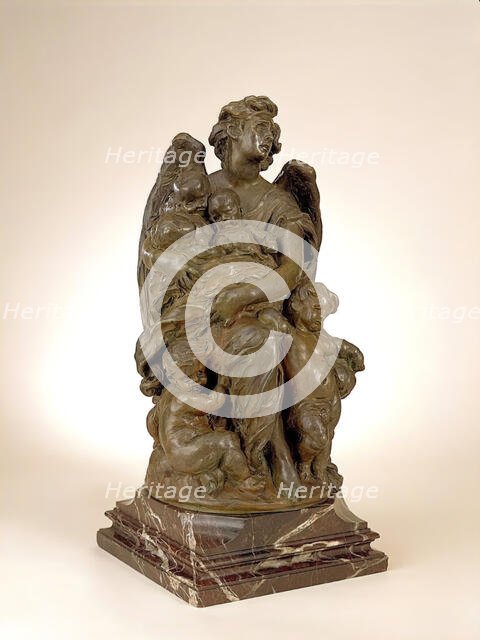 Guardian Angel: Study for Monument Commemorating Queen Victoria's Grandchildren, 1876-1878. Creator: Jules Dalou.