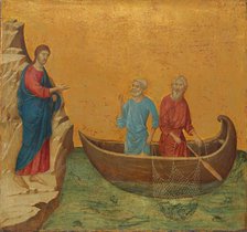 The Calling of the Apostles Peter and Andrew, 1308-1311. Creator: Duccio di Buoninsegna.