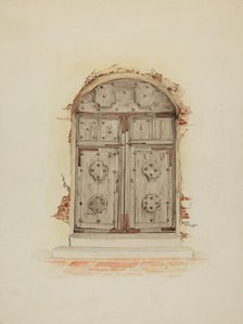 Doorway, 1937. Creator: Dayton Brown.