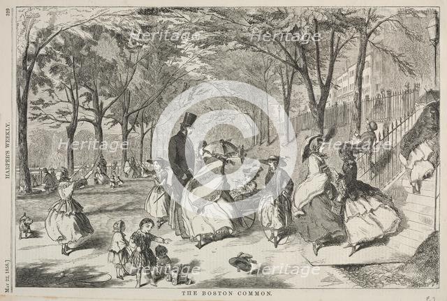 The Boston Common, 1858. Creator: Winslow Homer (American, 1836-1910).