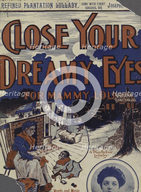 'Close your dreamy eyes (for Mammy Lou)', 1901. Creator: Unknown.