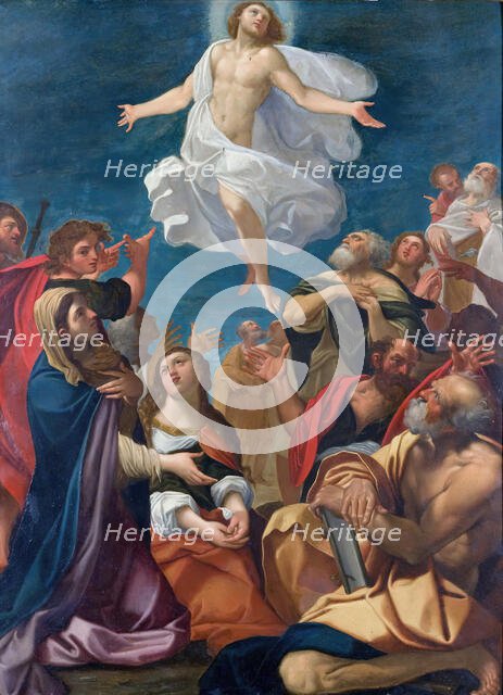Ascension of Christ, c1640. Creator: Jacopo Cavedone.