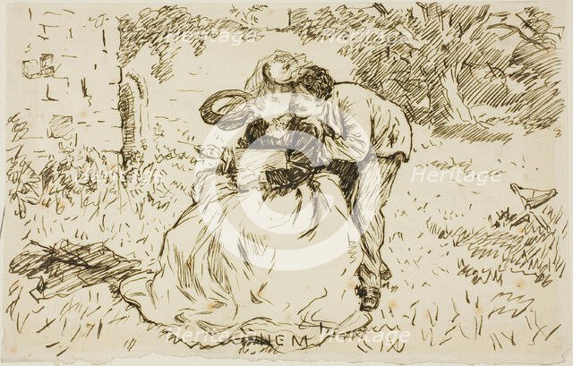 Perspective, 1870/91. Creator: Charles Samuel Keene.