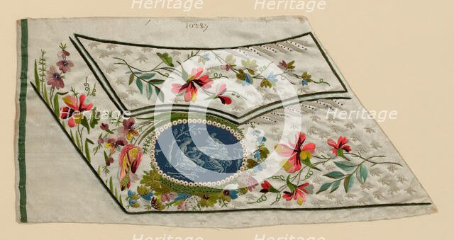 Salesman's Sample (Waistcoat Pocket), France, 1780-1810. Creator: Unknown.