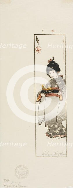 Happiness Flower, 1907. Creator: Helen Hyde.