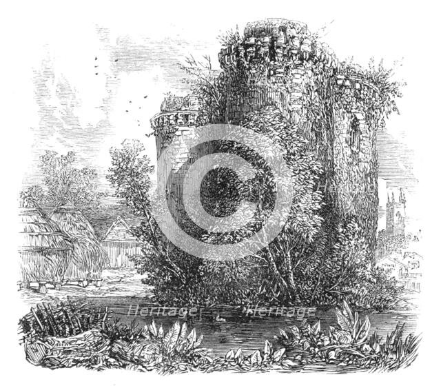 The British Association at Bath: Nunney Castle, 1864. Creator: Unknown.